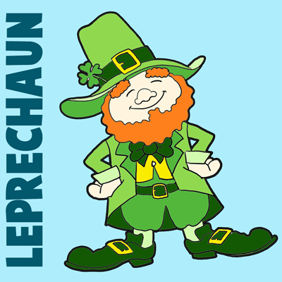 How to Draw a Leprechaun Step by Step Drawing Tutorial