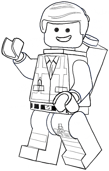 How to Draw Emmet from The Lego Movie and Lego Minifigures Drawing Tutorial