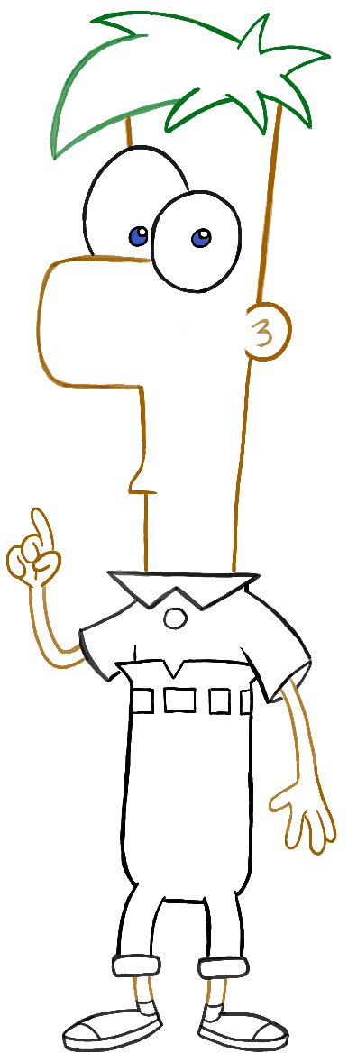 finished-line-drawing-ferb-from-phineas-and-ferb
