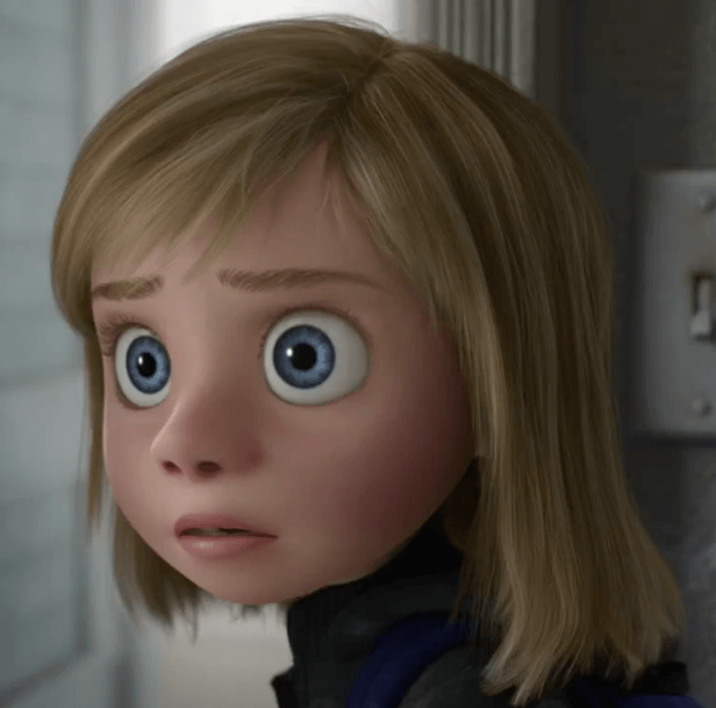 Color Picture of Riley from Inside Out