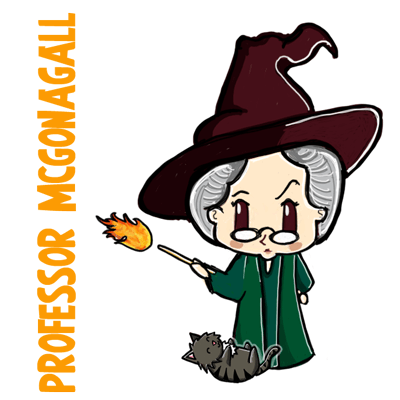 How to Draw Professor McGonagall