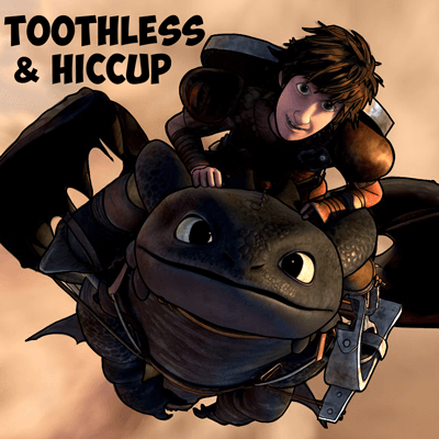 How to Draw Hiccup and Toothless from How to Train Your Dragon and Dragons Race to the Edge