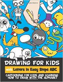 drawing for kids with letters in easy steps abc