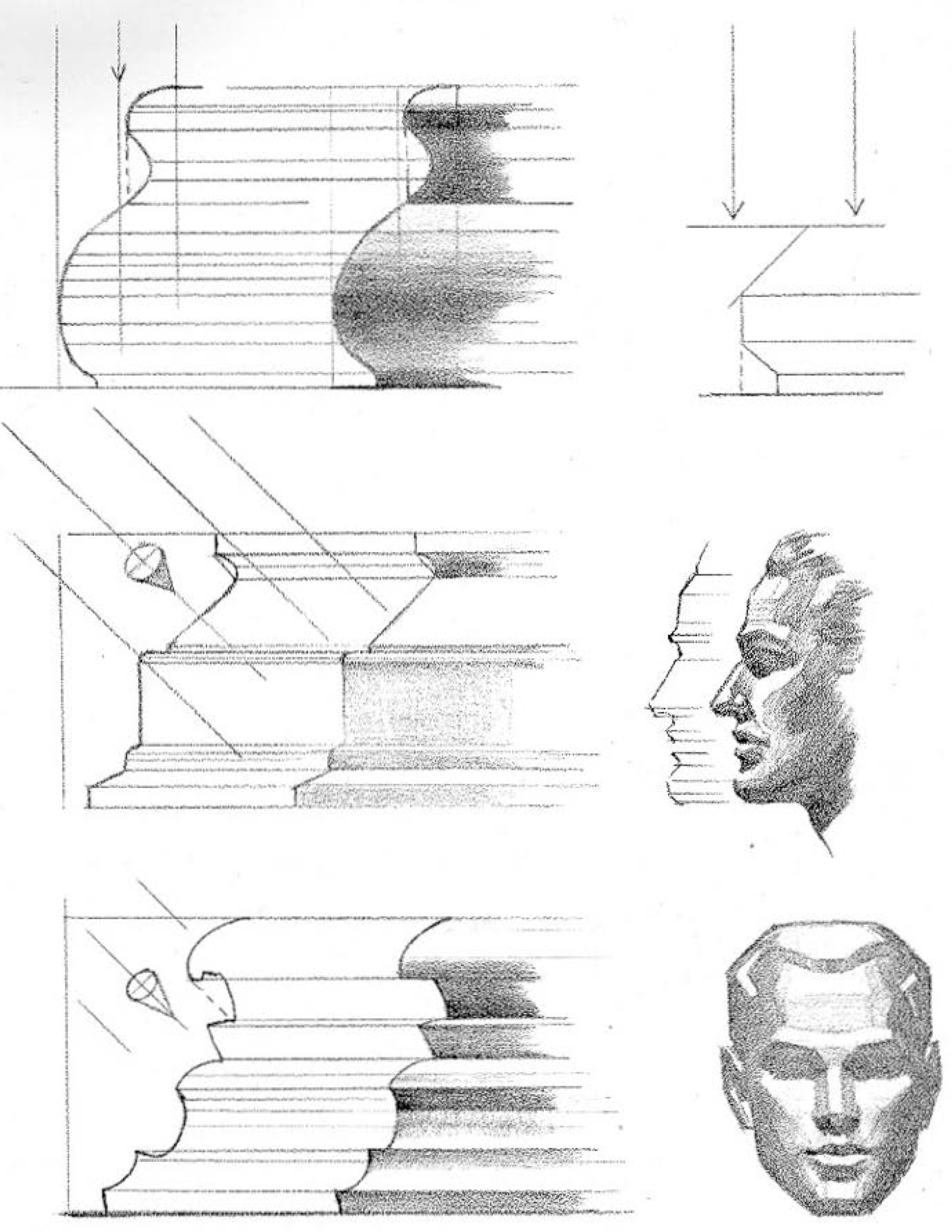 Adding Shadows and Light to Planes, Vases, Faces