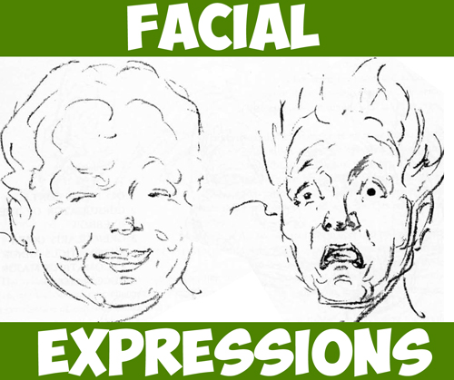 How to Draw Facial Expressions and Emotions - Drawing Tutorial