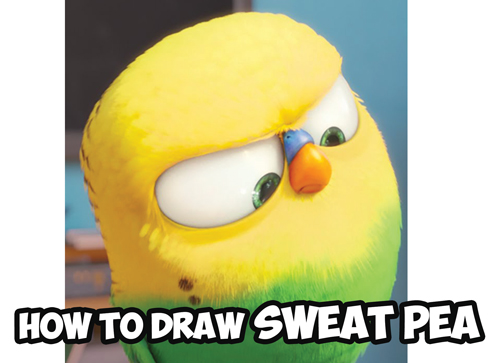 How to Draw Sweet Pea the Bird from The Secret Life of Pets - Drawing Tutorial