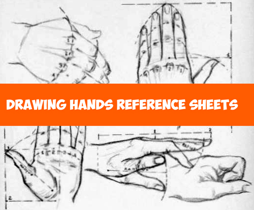 How to Draw Hands - Reference Sheets and Guides to Drawing Hands