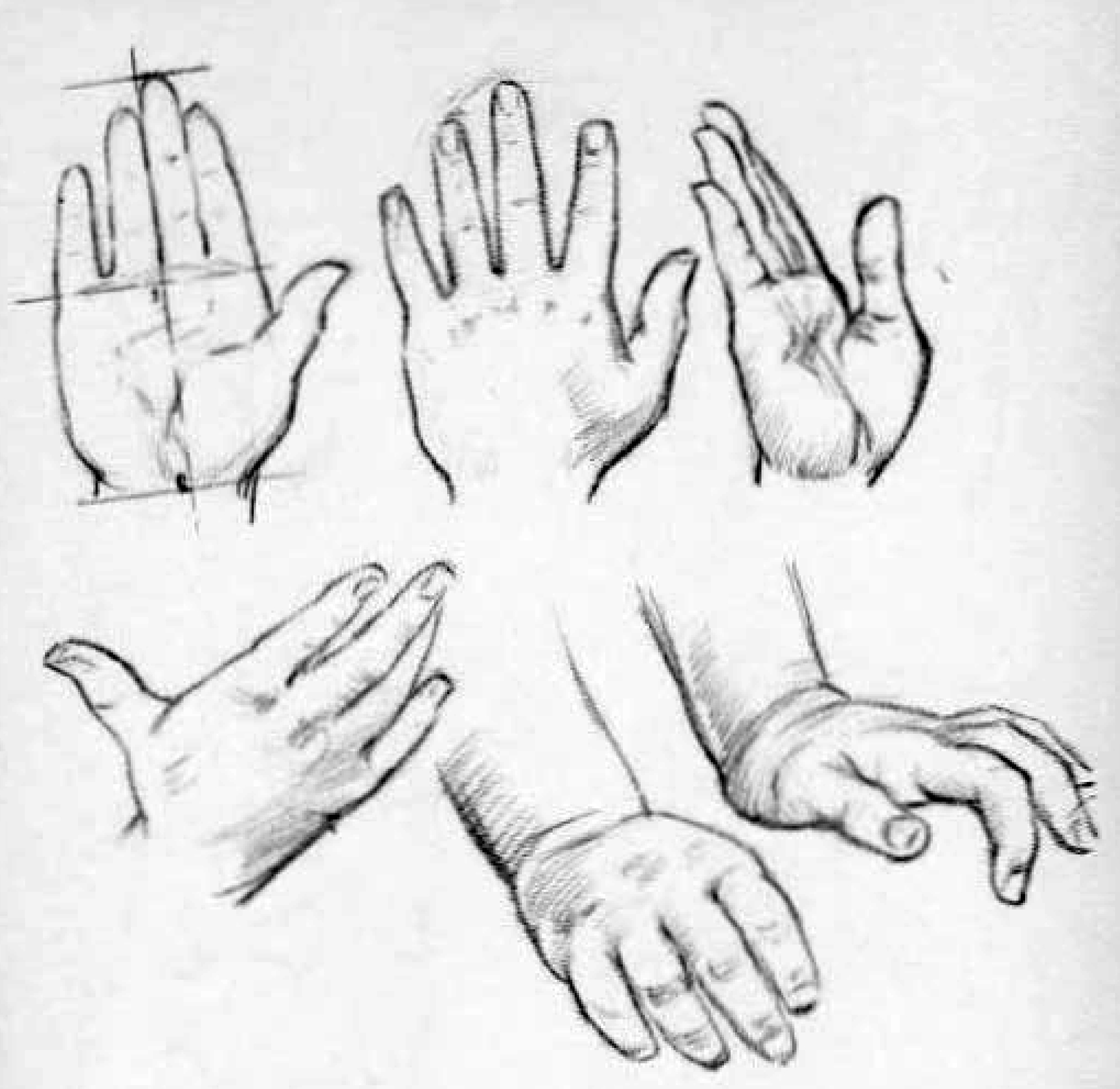 how to draw kids childrens hands - drawing kids hands