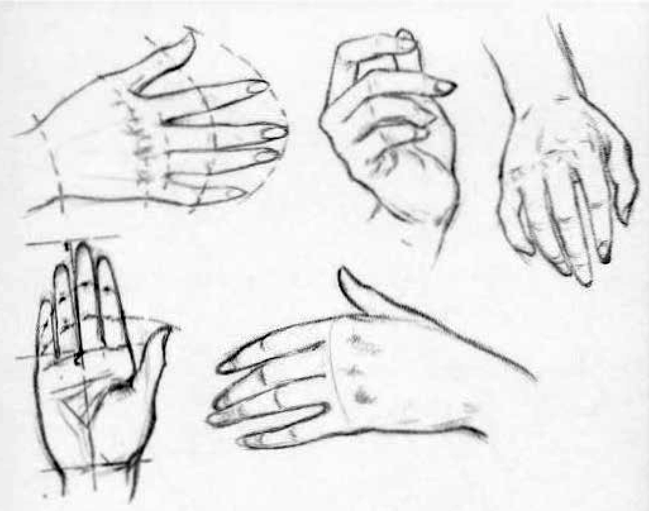 how to draw female hands - drawing womens hands