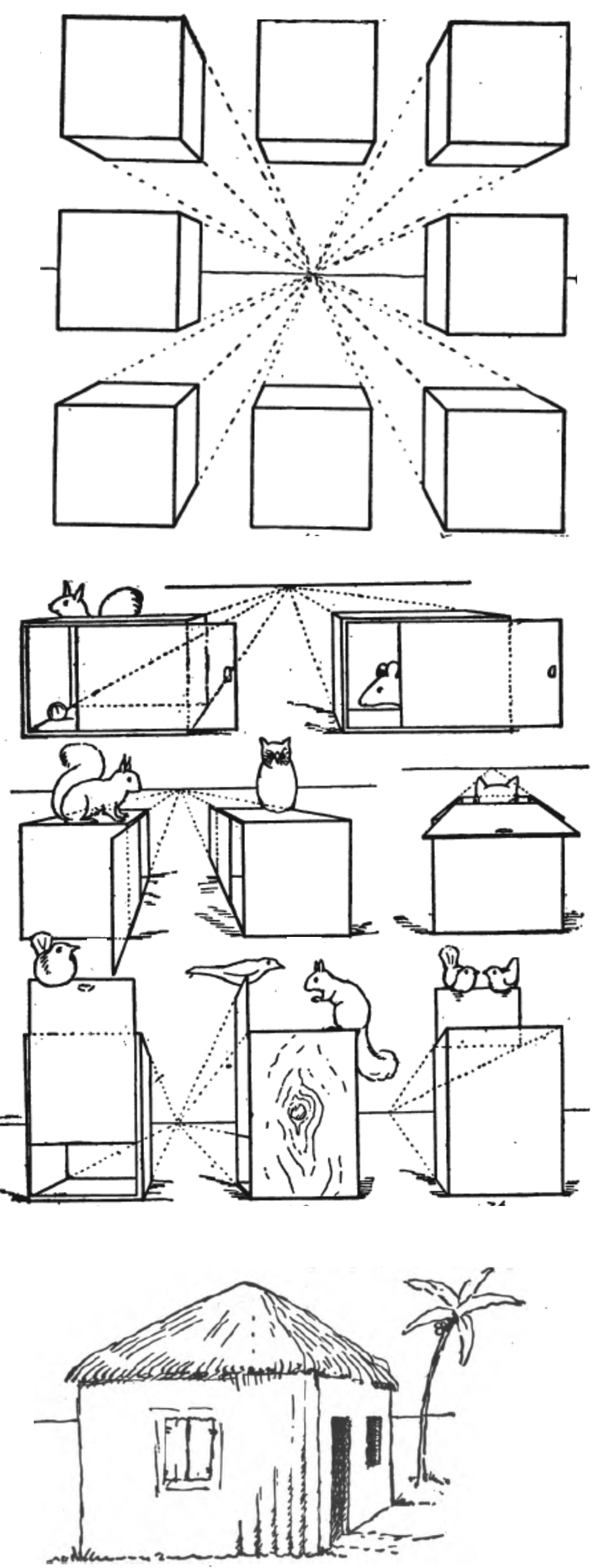 Drawing Things and Objects with Cubes