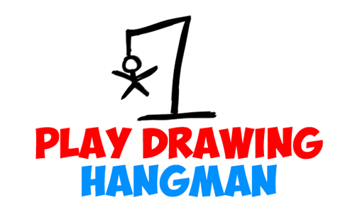 play drawing games - free drawing hangman game sheets