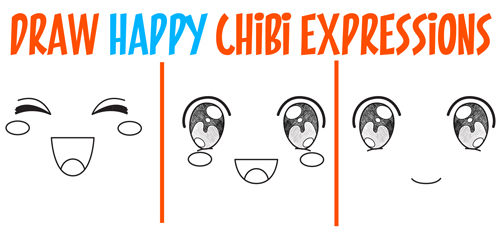 laughing chibi, smiling chibi, chibi smile, happy chibi, chibi grin, how to draw happy chibi, how to draw laughing chibi, chibi, chibi emotions, chibi expressions