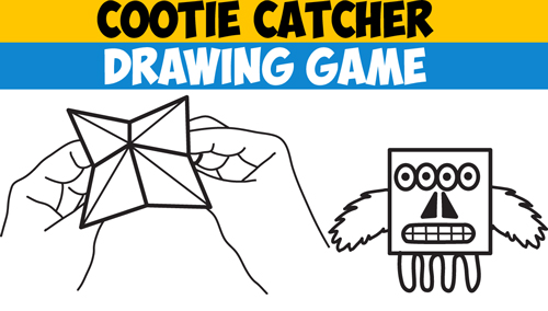 How to Play the Cootie Catcher Drawing Game - Fun for Kids Who Love to Draw - Step by Step Instructions