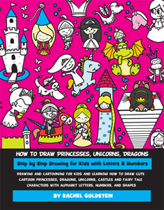 Drawing Princesses and Fairy Tale Characters book for kids