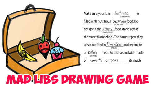 How to Play the Mad Libs Drawing Game for Kids : Silly Art Games for Children