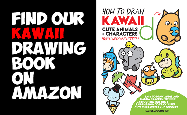 how to draw cute kawaii doodles and characters and animals from lowercase alphabet