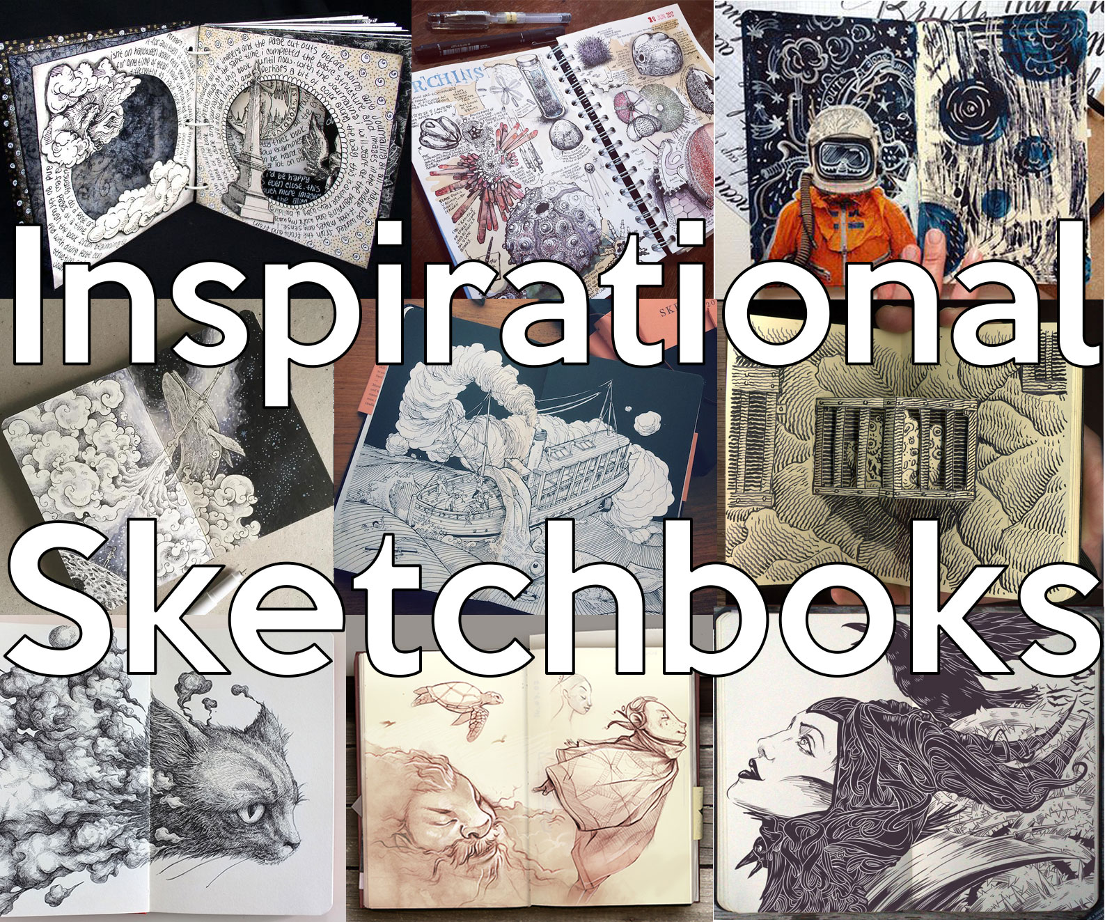 50+ most inspirational sketchbooks and art journals
