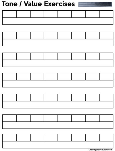 VALUE SCALES AND SMOOTH GRADIENTS: EXERCISE TWO