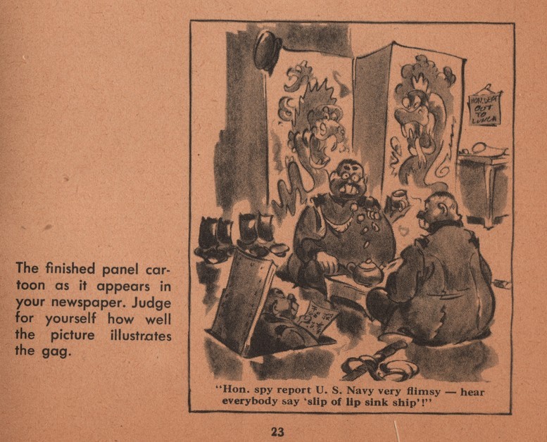 finished cartoon panel